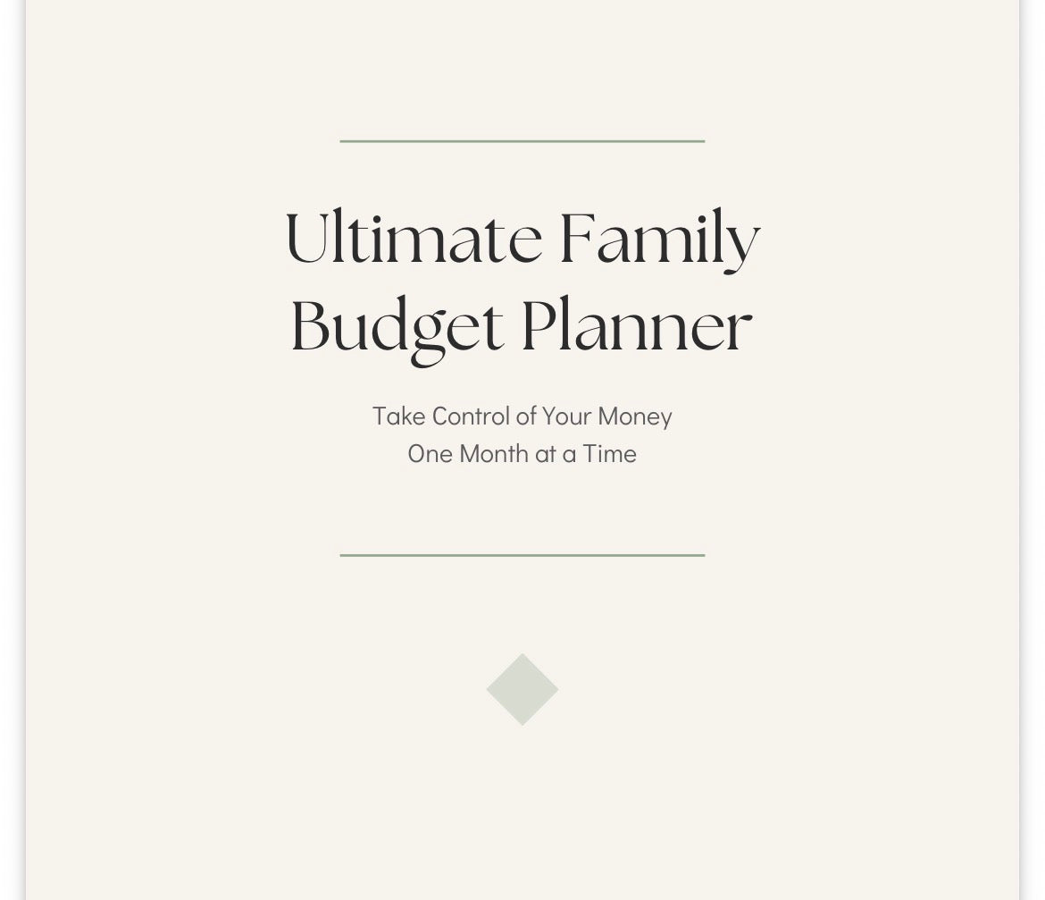 Family Budget Planner Printable | Monthly Budget Binder | Bill Tracker | Debt Payoff Planner | Savings Tracker PDF
