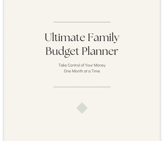 Family Budget Planner Printable | Monthly Budget Binder | Bill Tracker | Debt Payoff Planner | Savings Tracker PDF