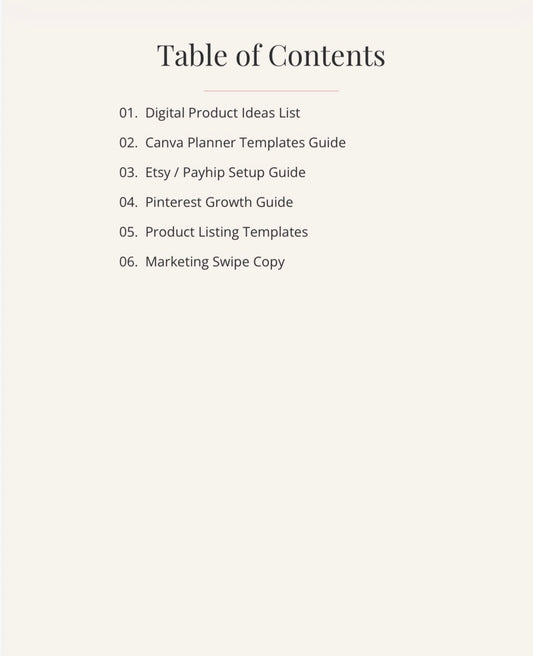 Content Creator + Digital Business Starter Kit Done-for-you templates