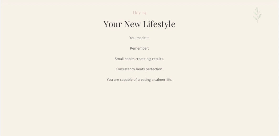 The Calm Mom Reset: A 14-Day Guide to Stress Less, Simplify Your Home, and Find Balance in Motherhood